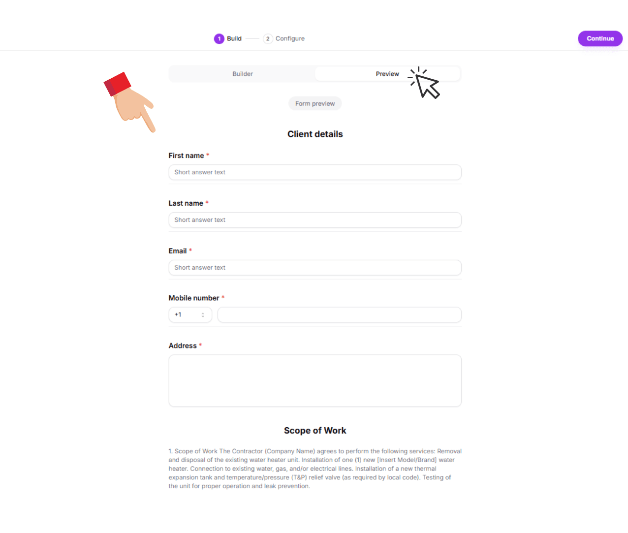 Preview Current Section