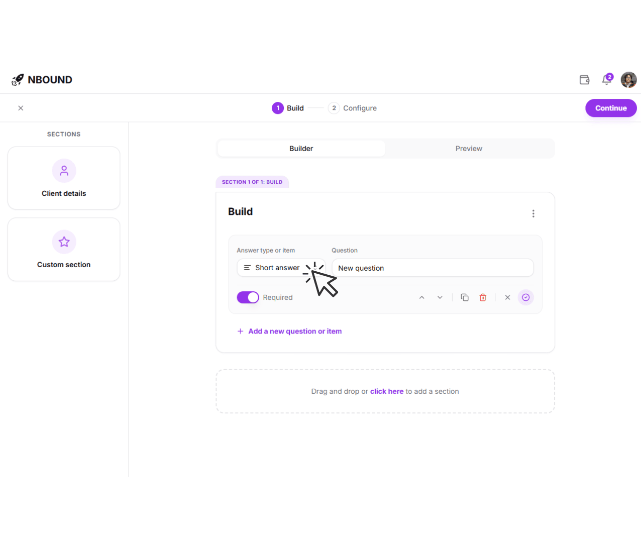 Form Builder Interface
