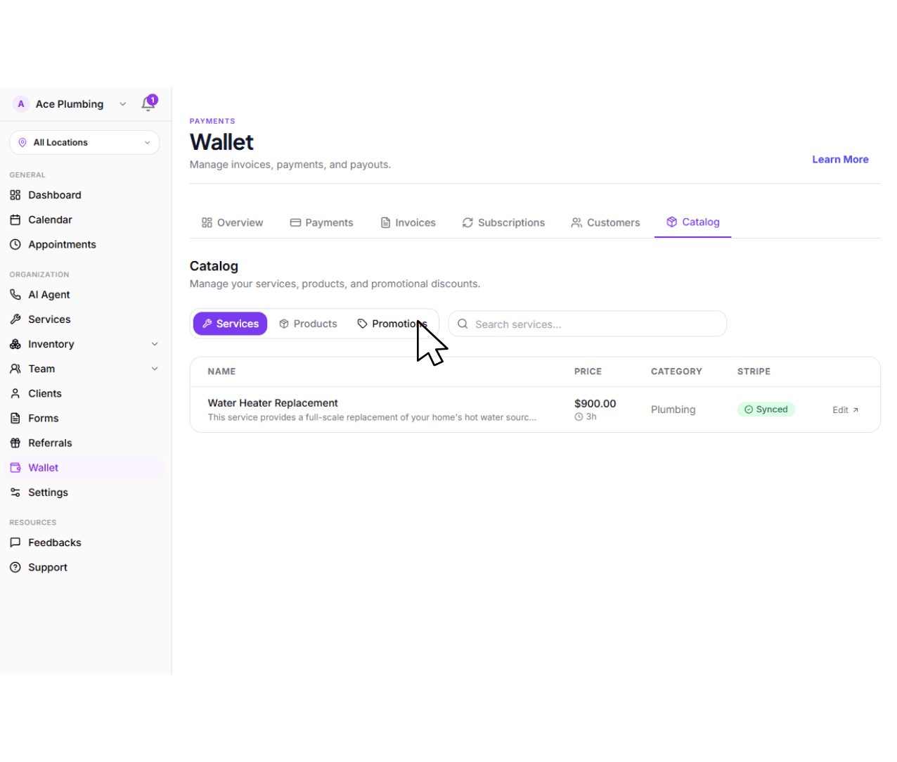 Step 3: Promotions Tab