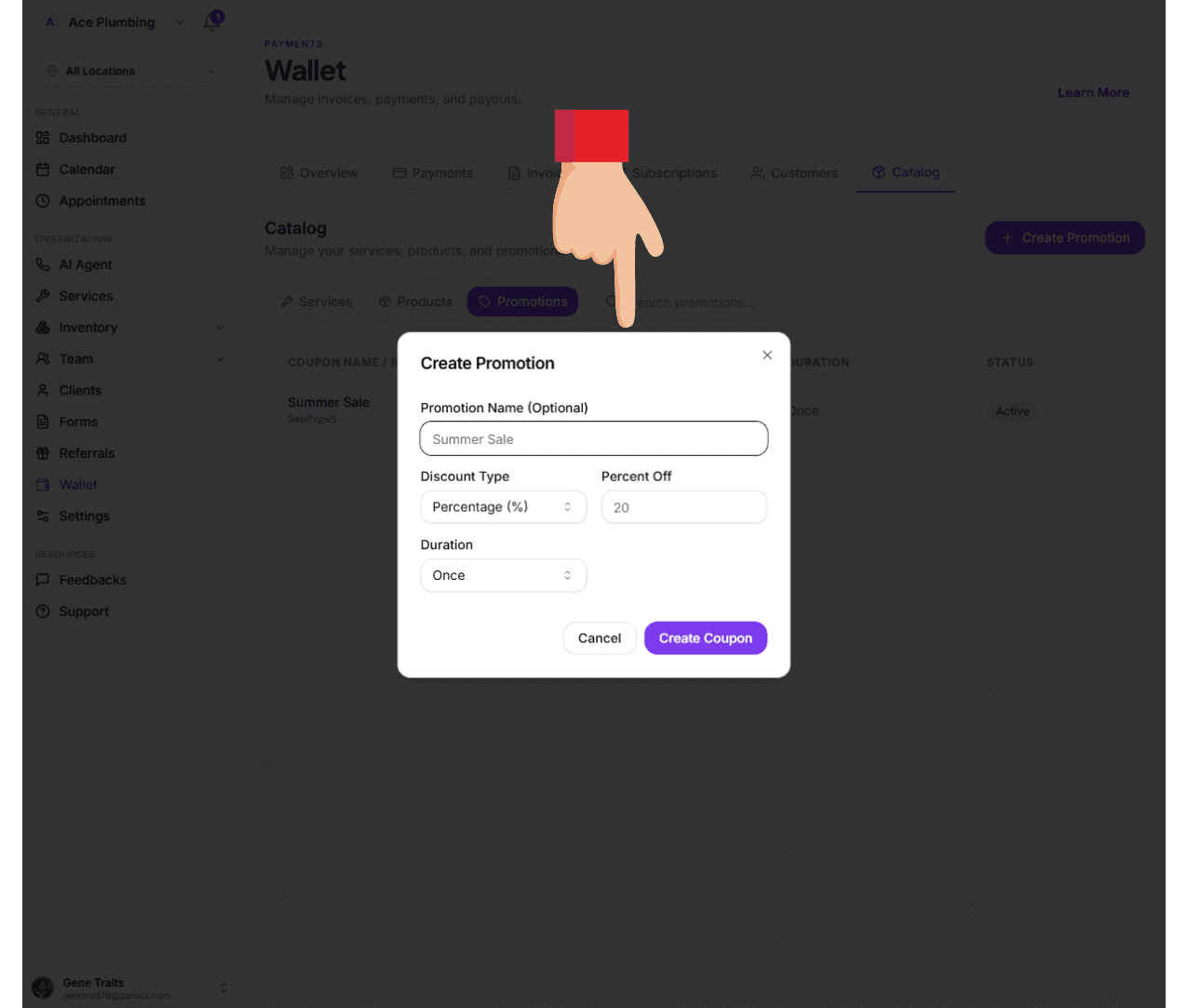 Step 5: Promotion Specifics