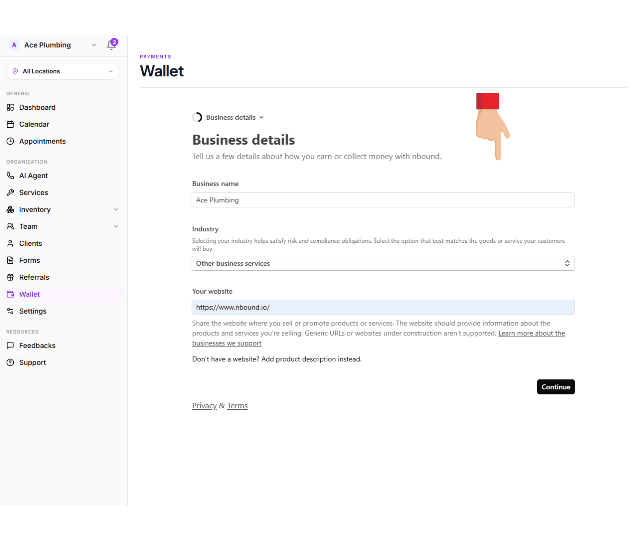 Step 4: Business Details